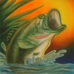 Bass painting-Morning Breakthrough