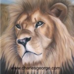 Lion Painting-Pride of the Plains